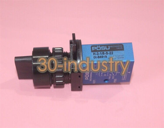 POSU H-3-1/8-S-22 Pneumatic Mechanical Valve - 1PC - POSU