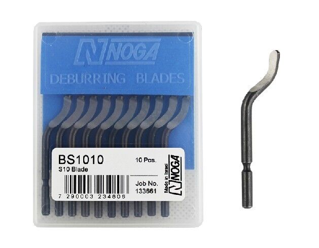 new 10pcs/box high quality blade NOGA BS1010 S10 Blades Hand Deburring Tool 10 pcs