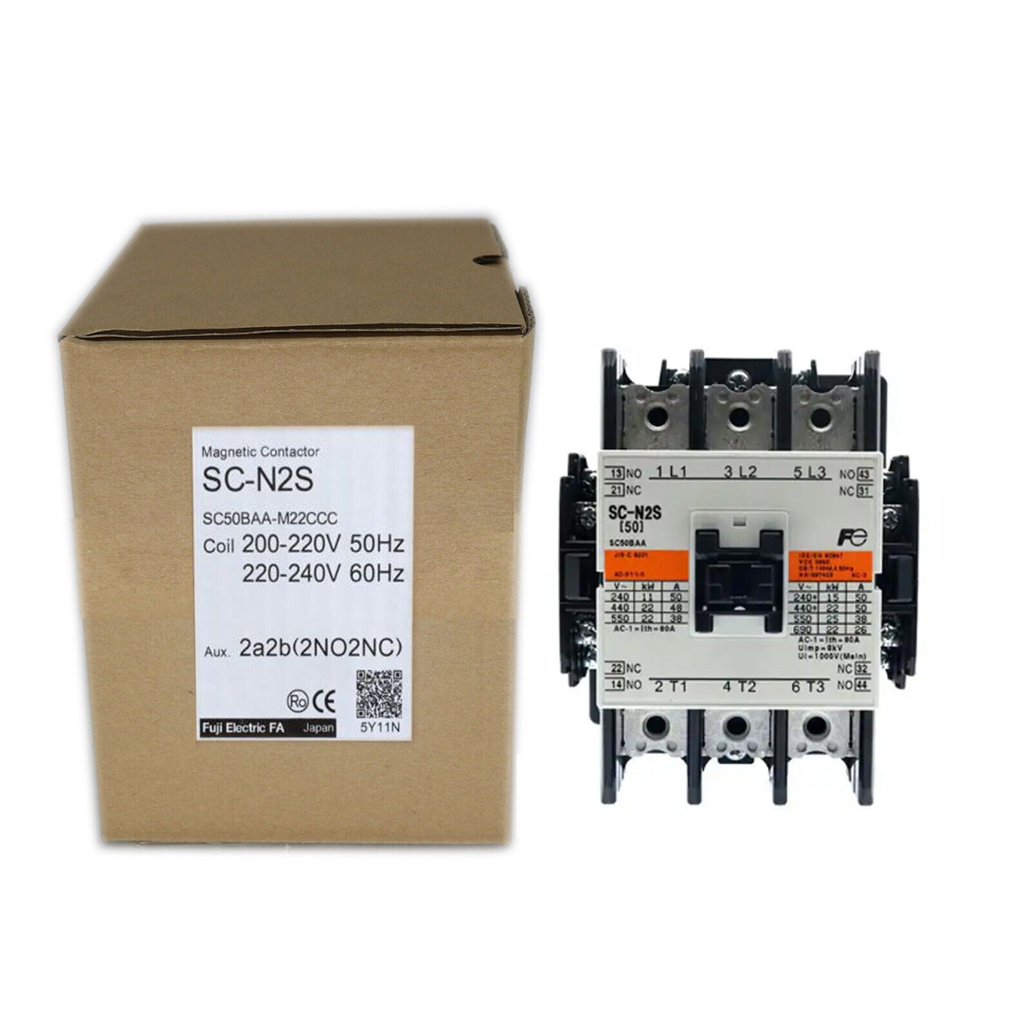New FUJI SC-N2S Magnetic Contact 220VAC - FUJI