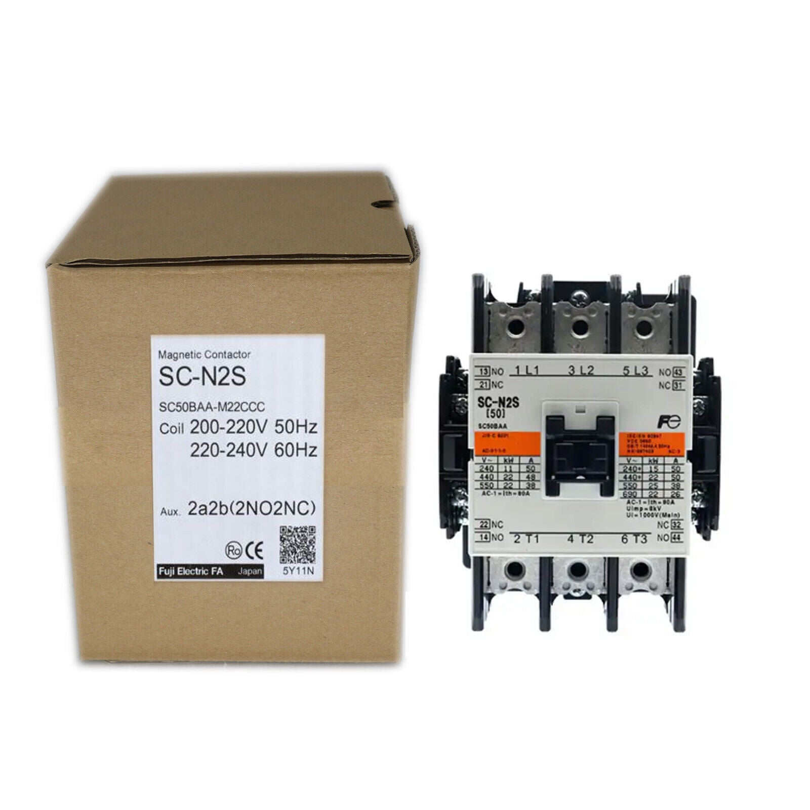 New FUJI SC-N2S Magnetic Contact 220VAC - FUJI