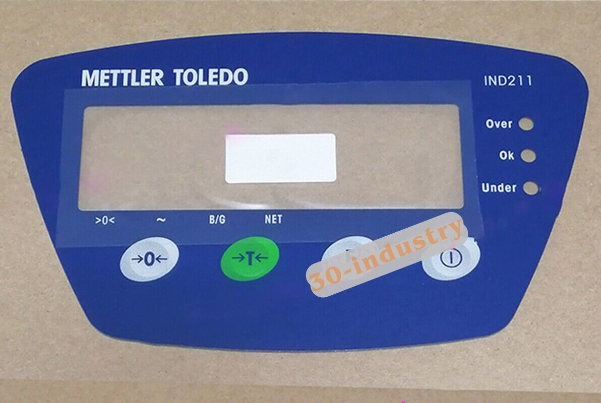 membrane keypad for mettler toledo instrument panel ind211 button film