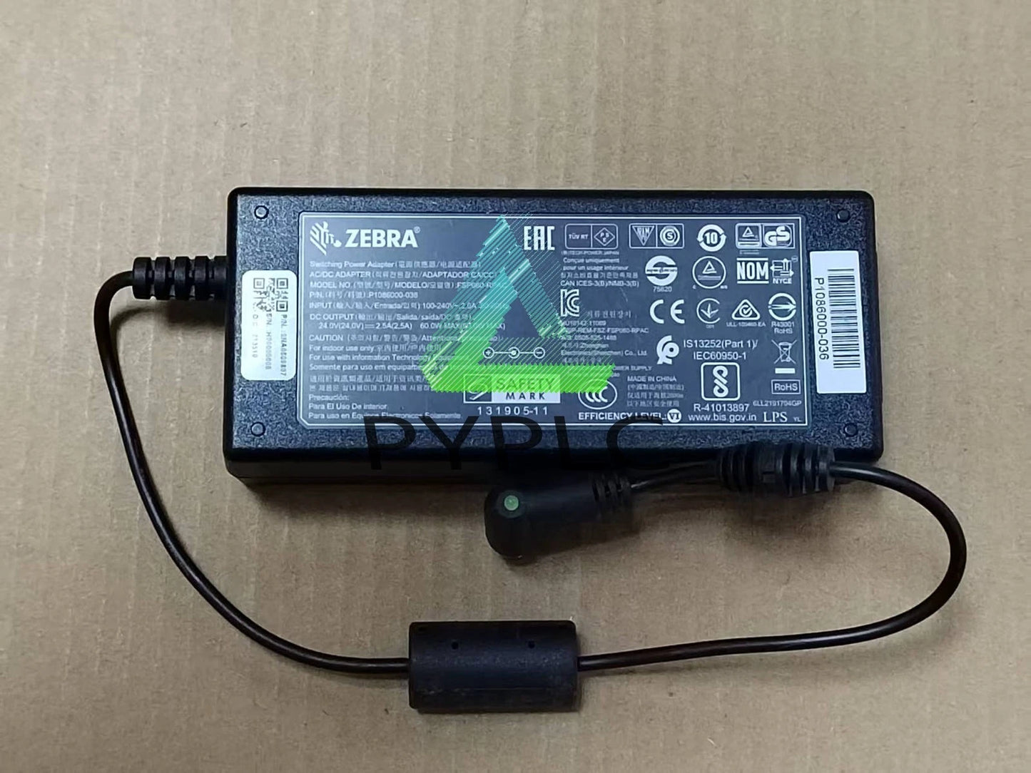 Adapter Charger power supply For Zebra FSP060-RPAC 24V, 2.5A~