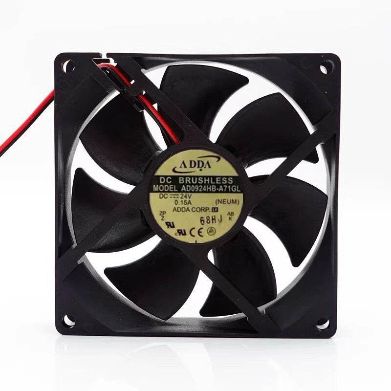 ADDA AD0924HB-A71GL 9025 DC24V 0.15A 9CM 2-Wire Inverter Cooling Fan