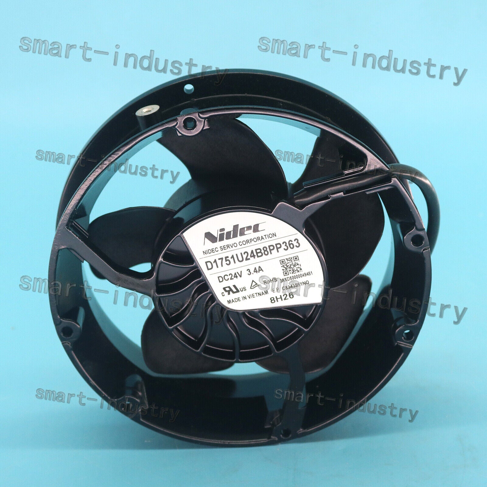 new One  NIDEC D1751U24B8PP363 cooling fan DC24V 3.4A 172*150*51MM ship