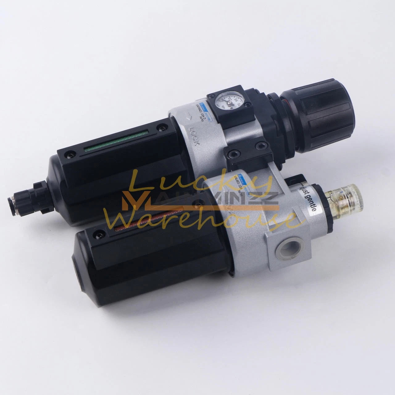 ONE Mindman MACP401-10A-D AIR REGULATOR UNIT(MAFR401-10A-D+MAL401-10A)