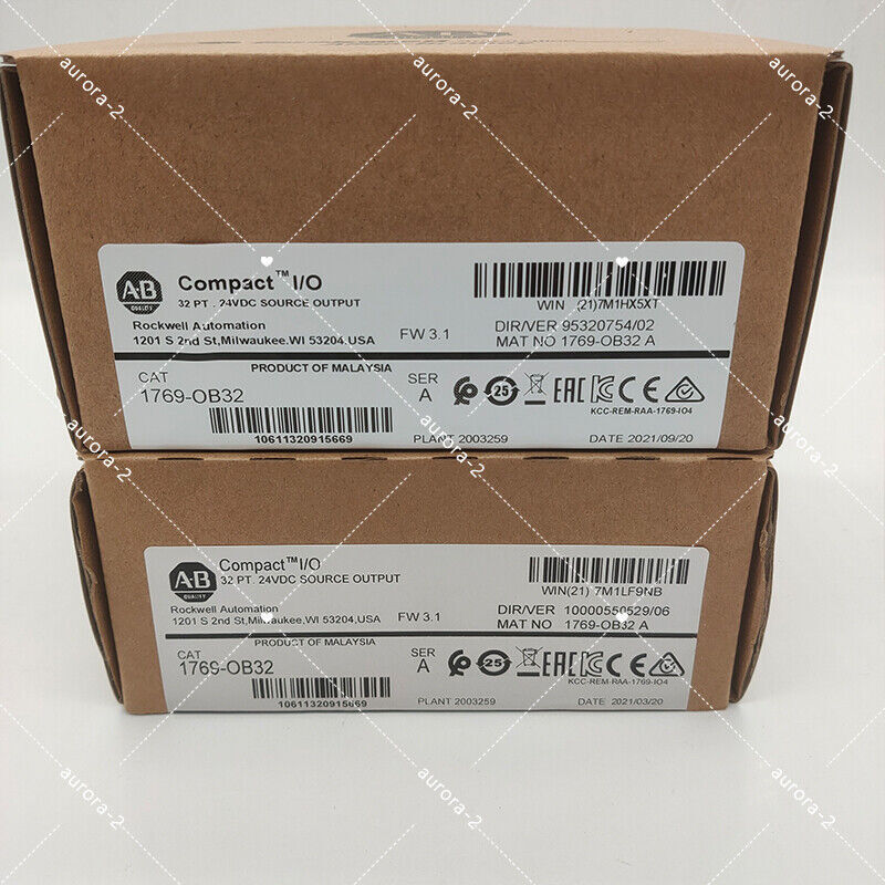 New Factory Sealed CompactLogix 32 Pt 24VDC Module 1769OB32 - COMPACTLOGIX