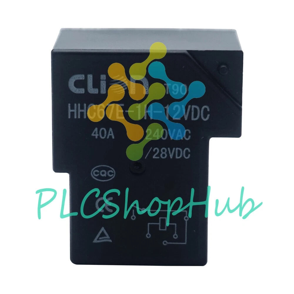 1Pce HHC67E-1H 12VDC Power Relay 4Pins 40A 240VAC