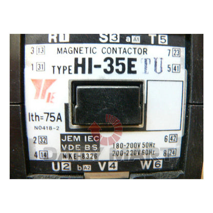 YASKAWA HI-35E Contactor AC220V 75A