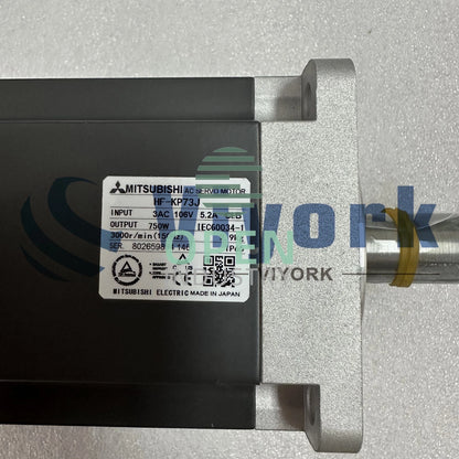 1PCS Mitsubishi HF-KP73J AC SERVO MOTOR 5.2AMP 3AC 106V 750W 3000RPM