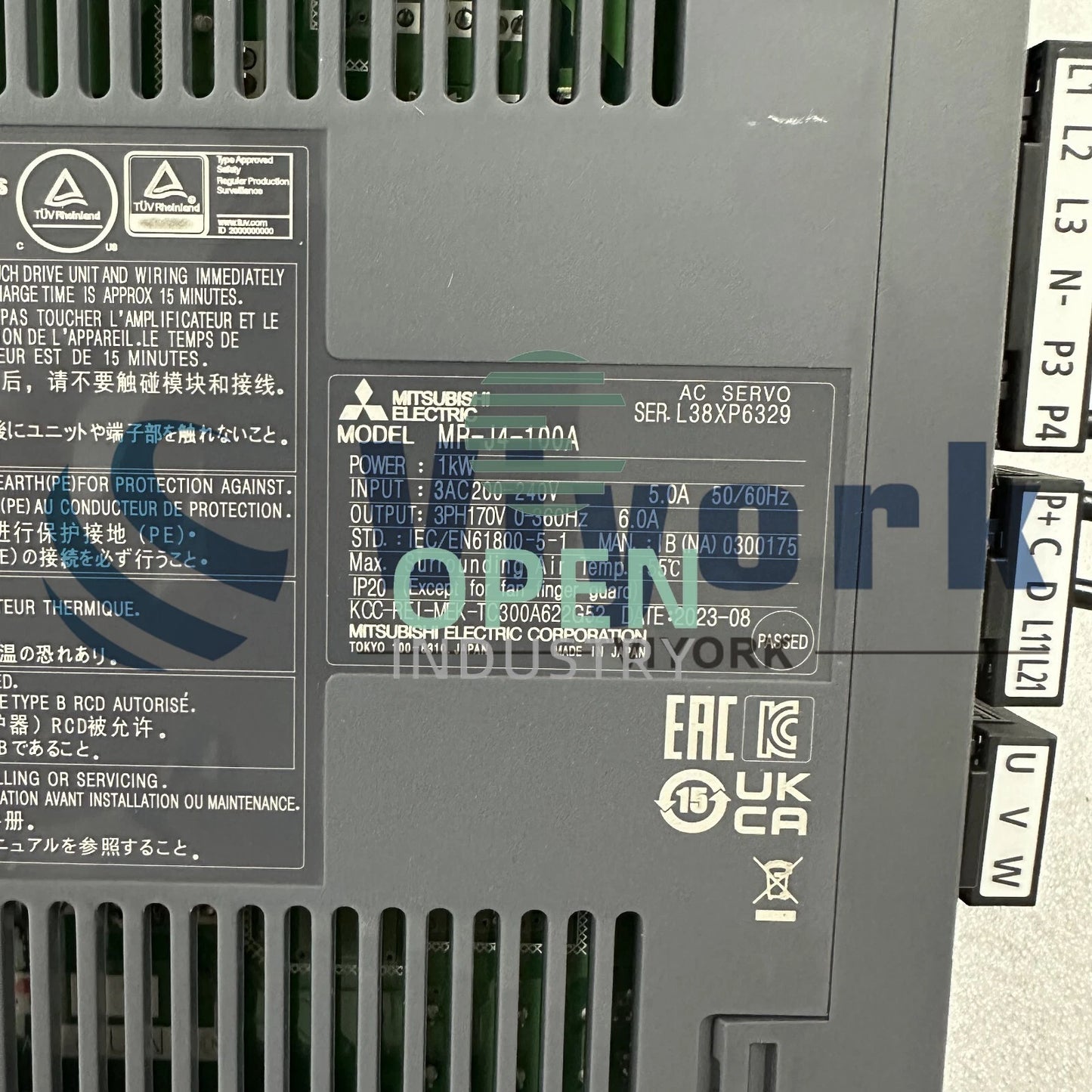 1PCS Mitsubishi MR-J4-100A SERVO AMPLIFIER