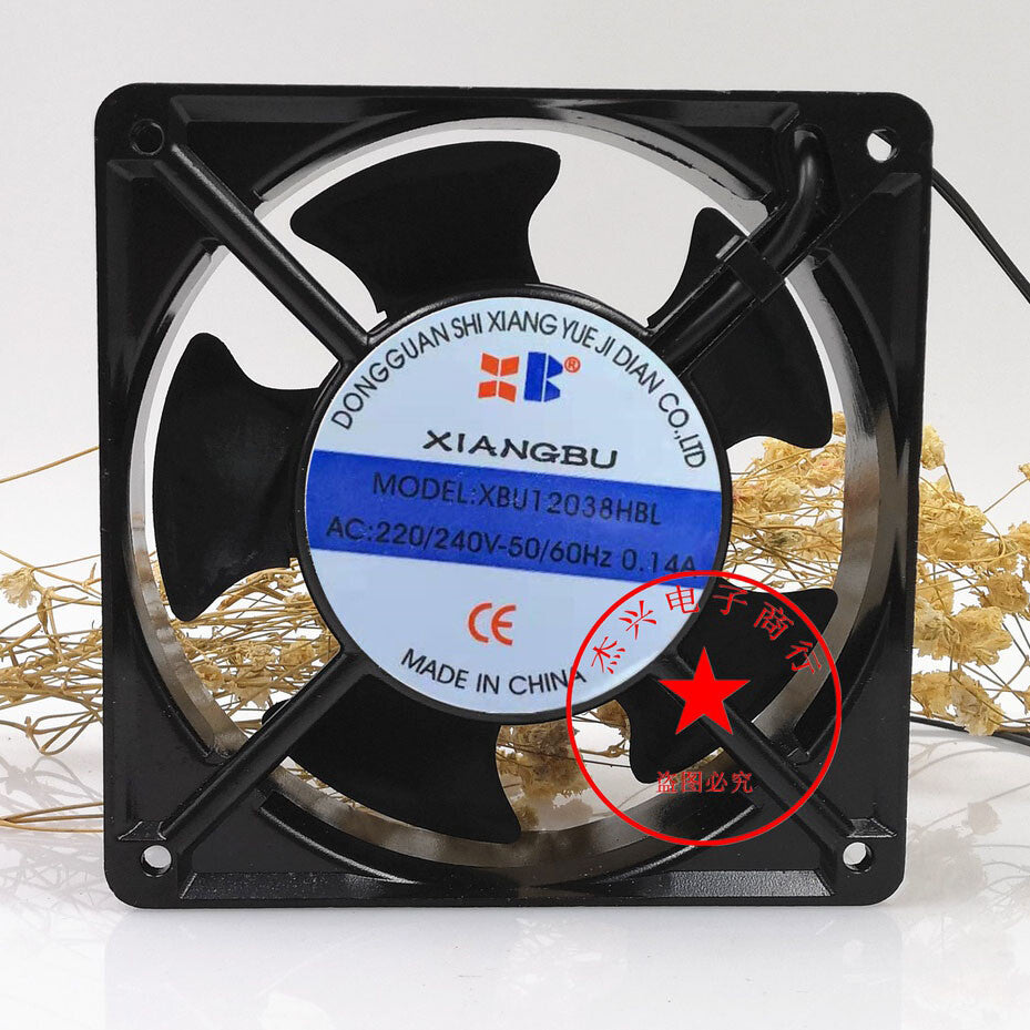 XIANGBU XBU12038HBL 220V 0.14A 12CM Welding Machine Cabinet Cooling Fan