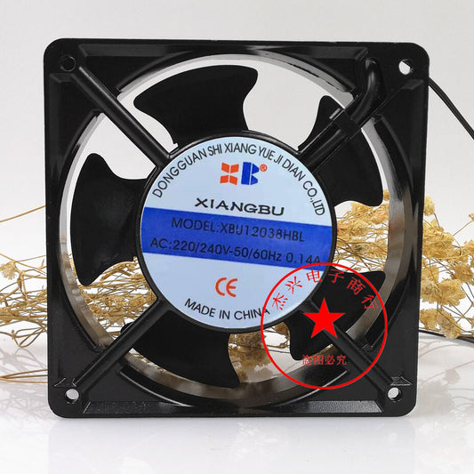 XIANGBU XBU12038HBL 220V 0.14A 12CM Welding Machine Cabinet Cooling Fan