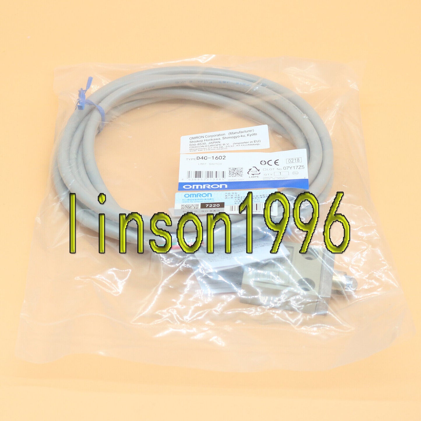 Omron D4C-1602 Limit Switch - OMRON