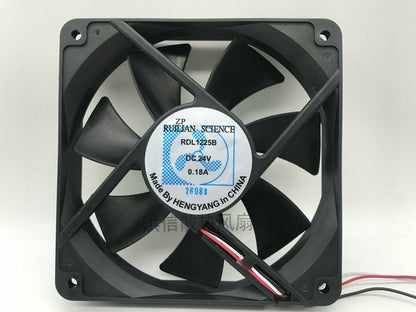 1pcs  RUILIAN SCIENCE  RDL1225B DC24V 0.18A 12025 120mm Inverter Fan