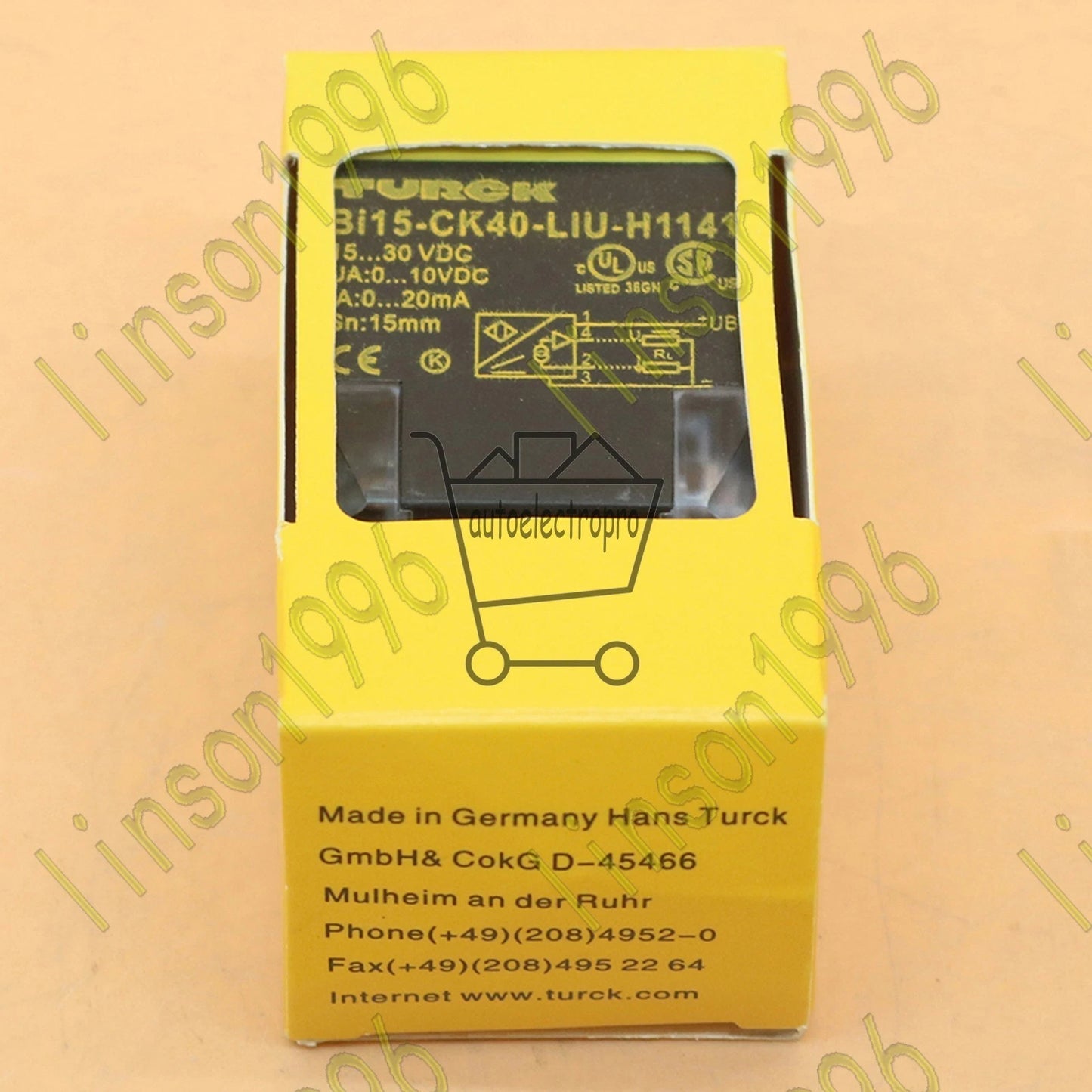 1piece TURCK Bi15-CK40-Liu-H1141 Proximity switch sensor Free ship