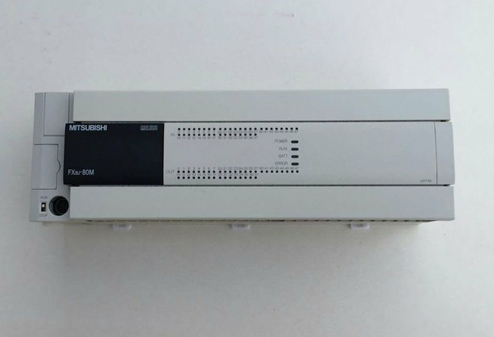 Used Mitsubishi PLC FX3U-80MR/ES-A Tested In Good Condition - MITSUBISHI