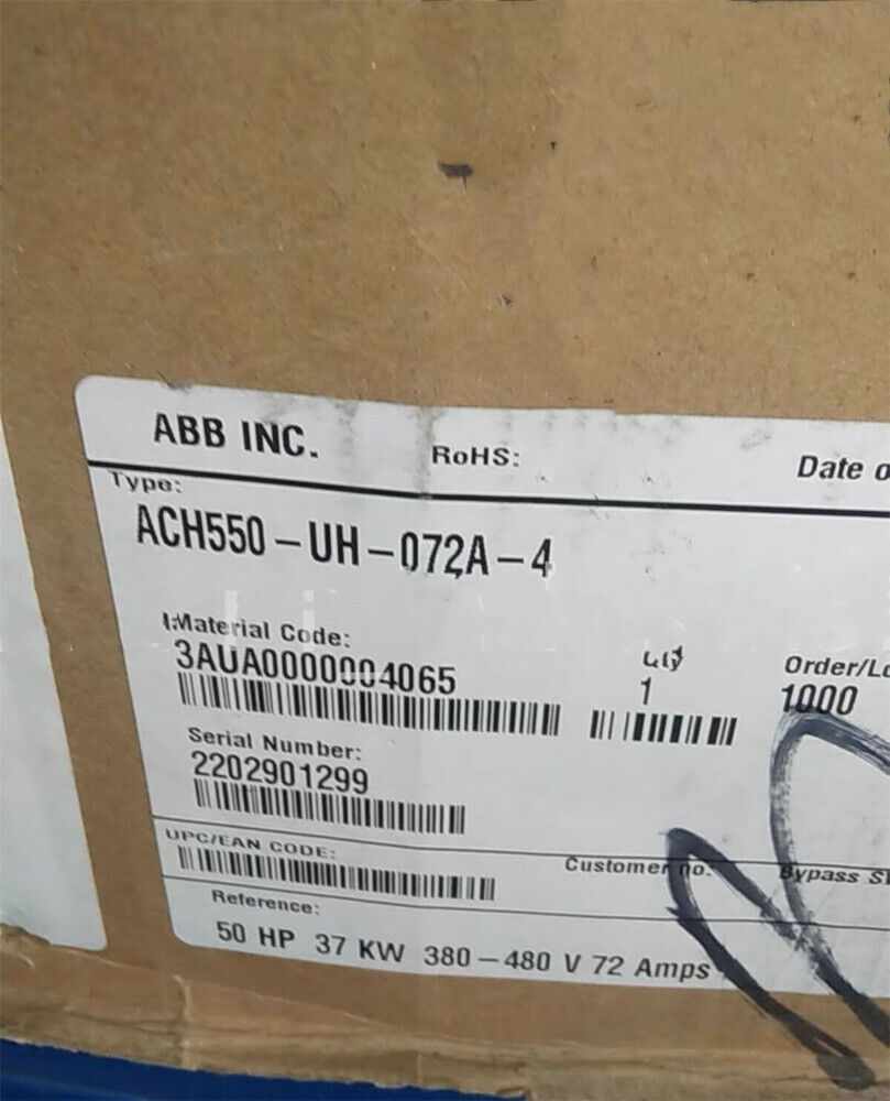 new 1pcs ABB ACH550-UH-072A-4 Variable Frequency Drive - ABB