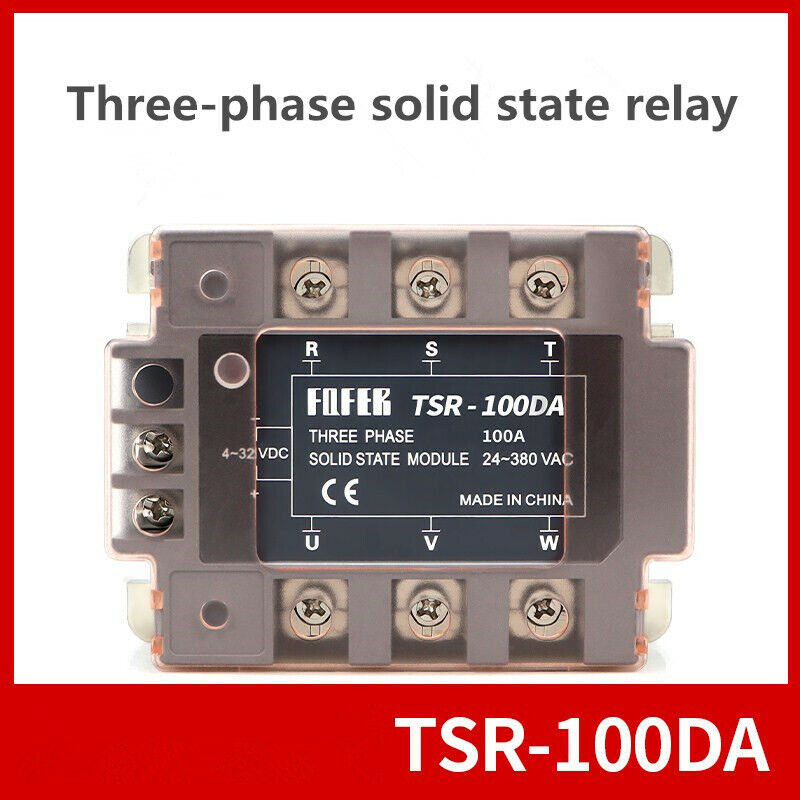 new Three-phase solid state relay 100A TSR-100DA DC control AC 4-32VDC 24-380VAC - MODCON