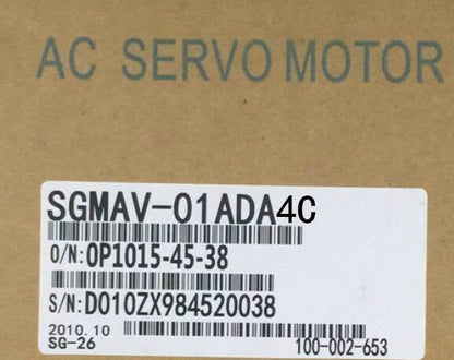 1PC YASKAWA AC SERVO MOTOR SGMAV-01ADA4C