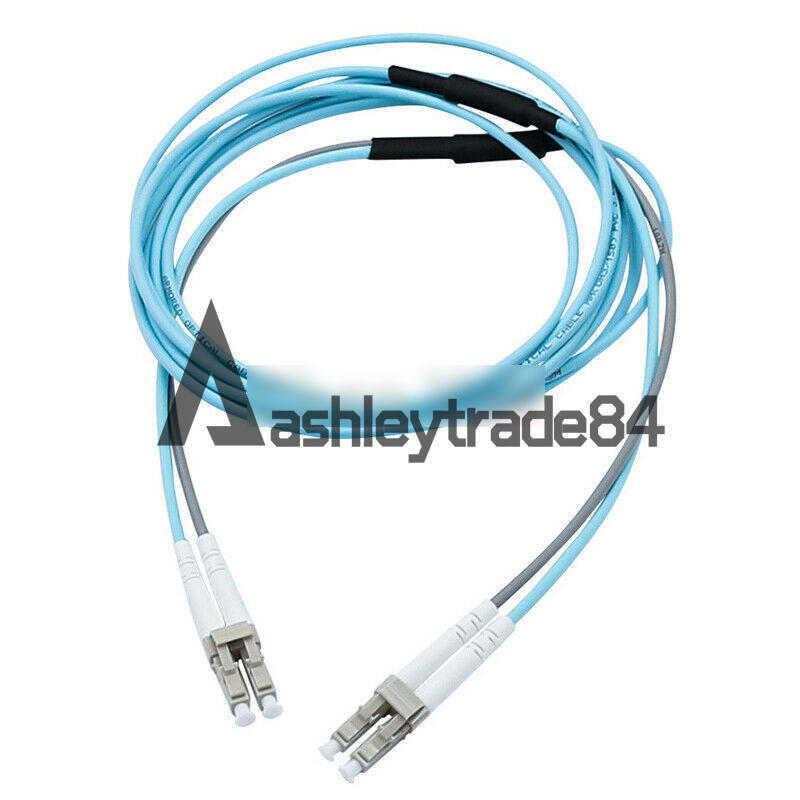 new 100M 10G OM3 Armored Cable Fiber Patch Cord LC to LC 3.0mm MM 50/125 Duplex