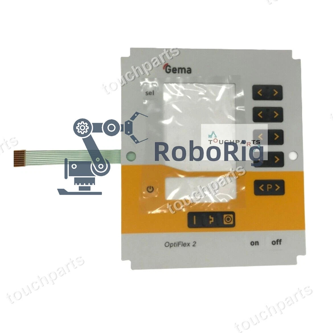 CG09 Keypad Membrane for Gema Optiflex 2 Powder Coating System CG09 Control