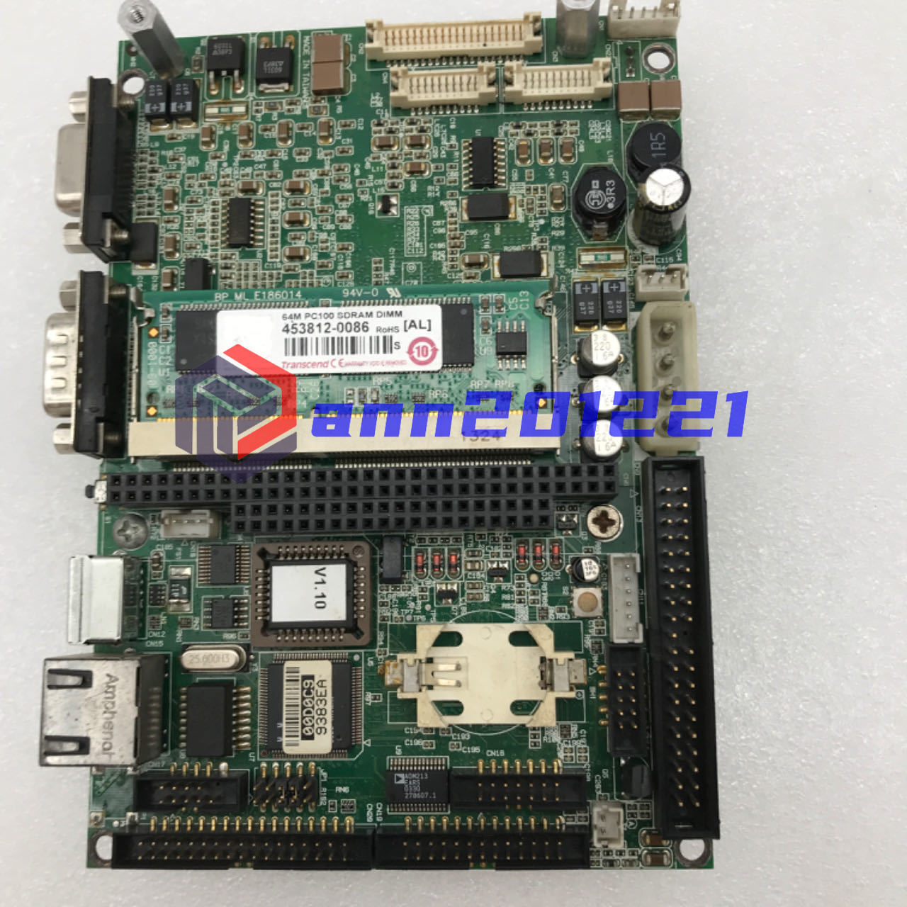 used Advantech Pcm-9372 Rev A2 Embedded Industrial PC Motherboard - ADVANTECH