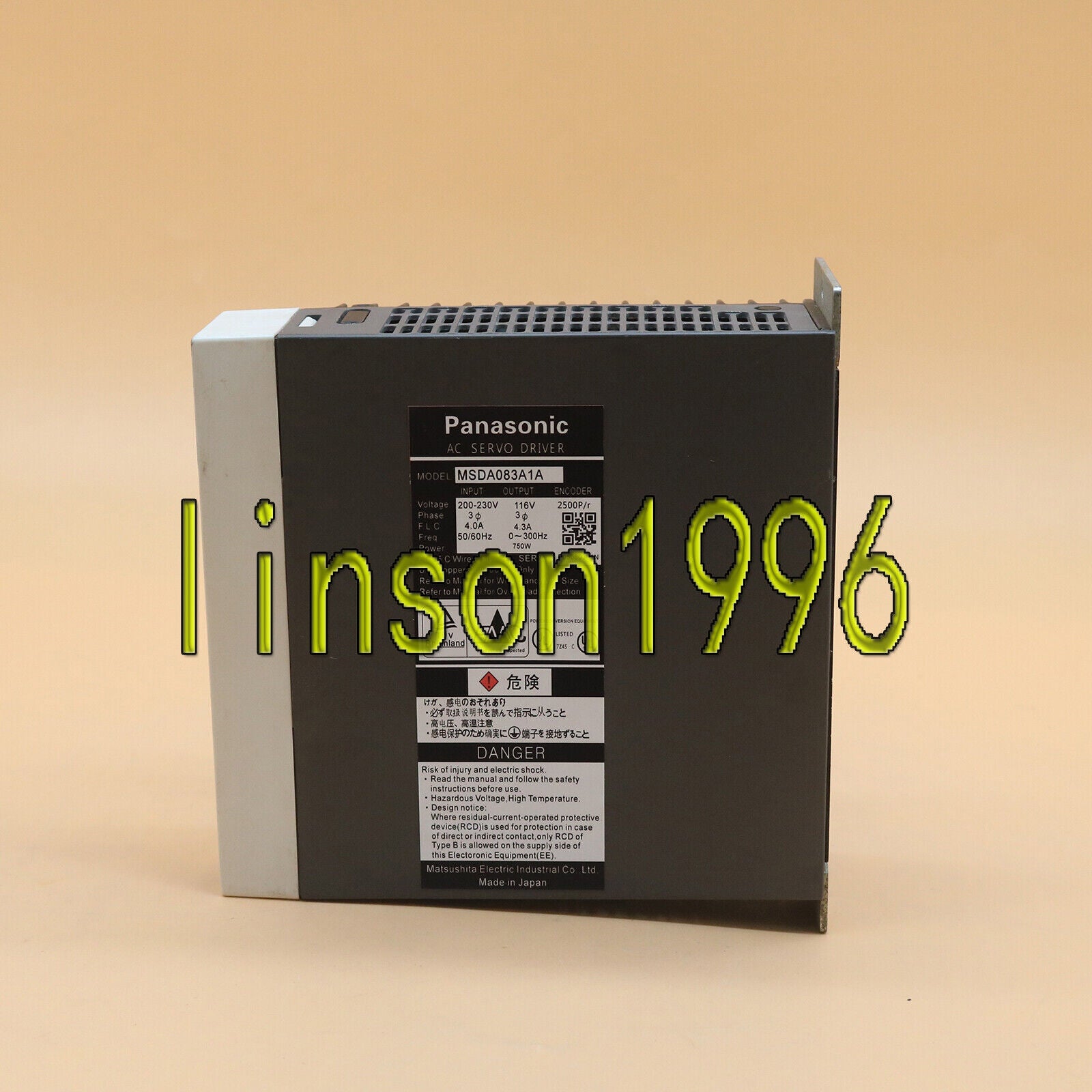 Used 1 PC Panasonic MSDA083A1A AC Servo Driver Tested and in Good Condition - PANASONIC