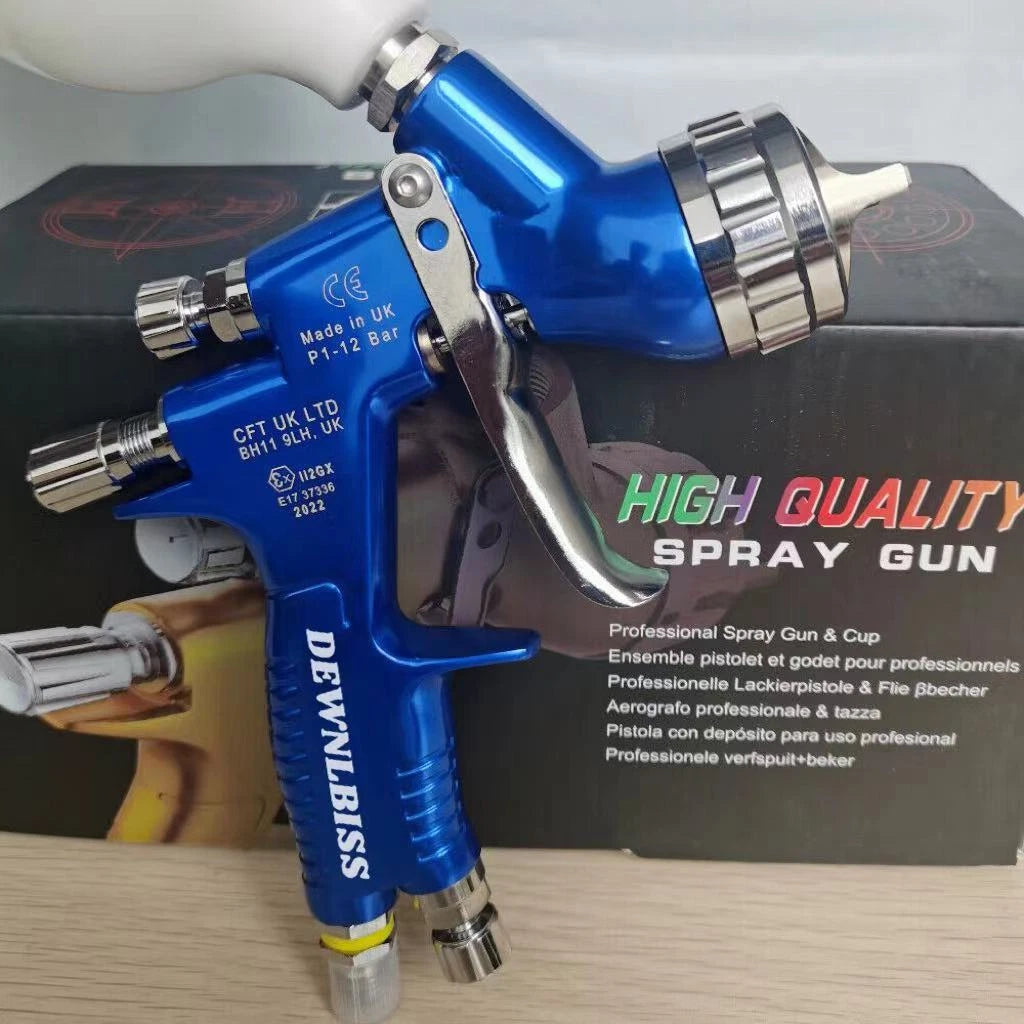 Blue Spray Gun Varnishes TE20 1.3mm nozzle LVMP Car Paint Tool for Devilbiss
