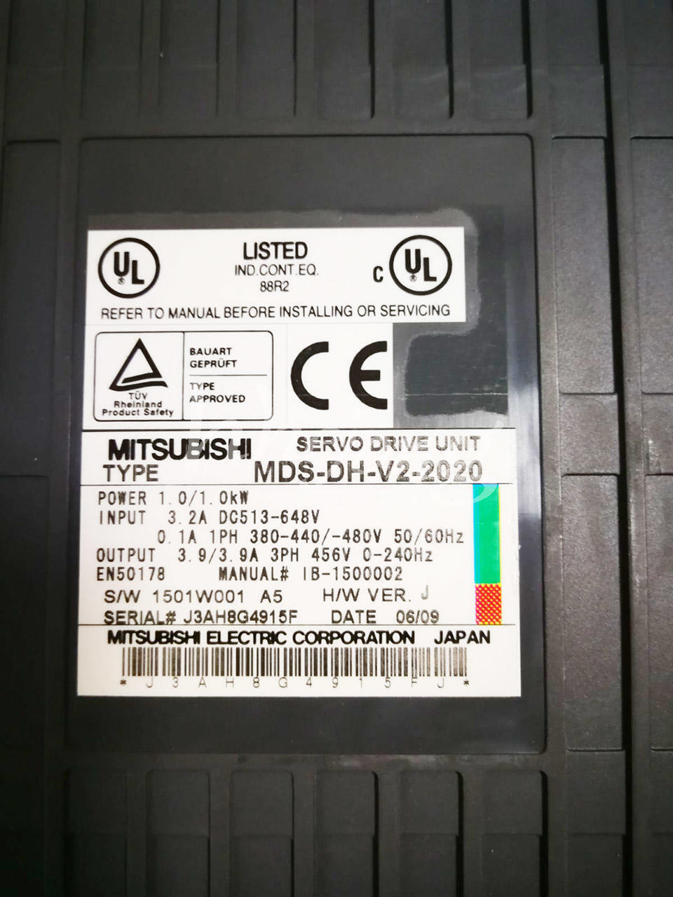 Mitsubishi Servo Drive MDS-DH-V2-2020 - MITSUBISHI