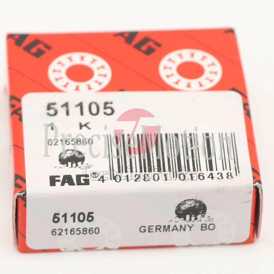 1PCS FAG 51105 Thrust Ball Bearings 25x42x11mm #MO