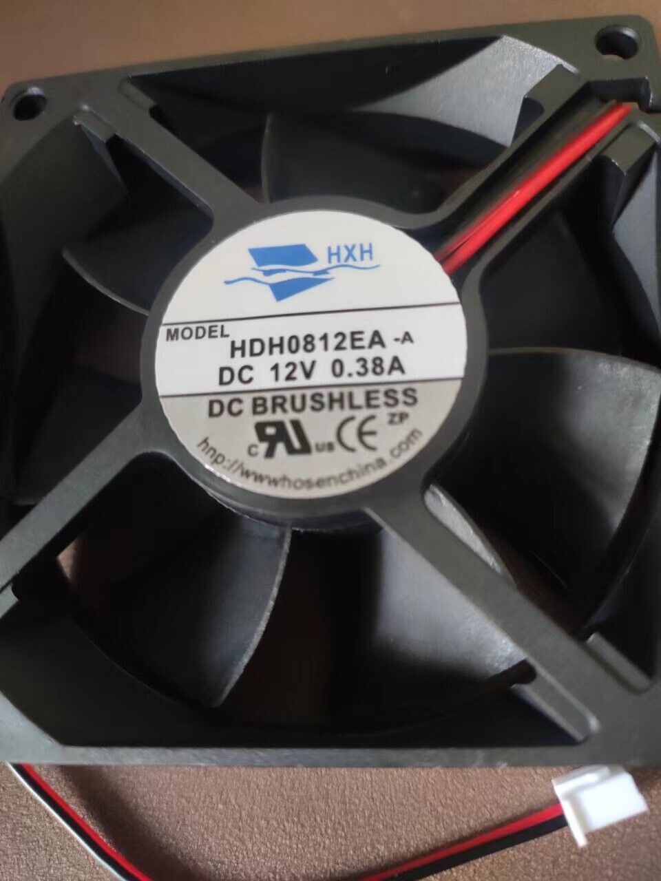 new 1 PCS HXH Fan HDH0812EA -A DC12V 0.38A 8025 8CM 2-pin axial flow cooling fan - HXH