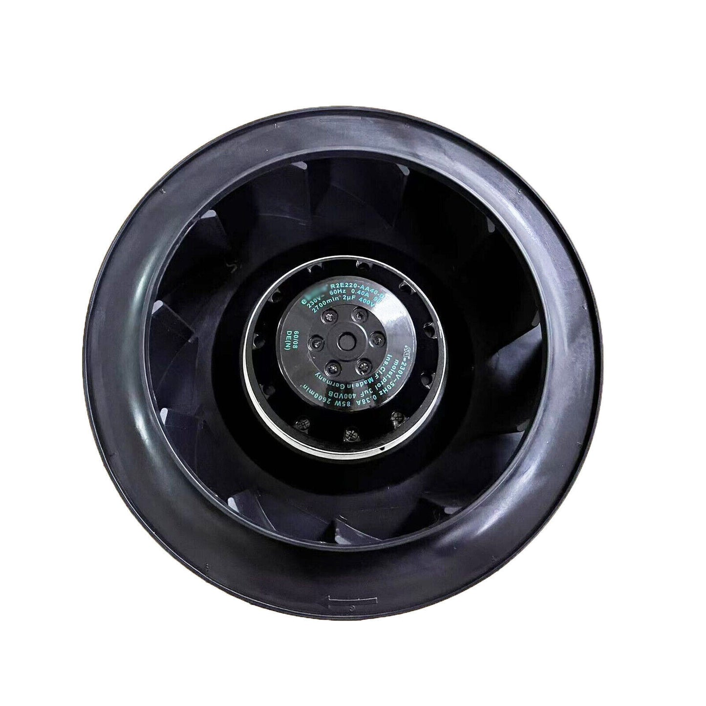 230V Fan R2E220-AA40-D6 | Energy Efficient Desktop Fan | 230V AC Motor | 4-Pole | 220mm Blade | 60Hz - AO ANTICIPATION