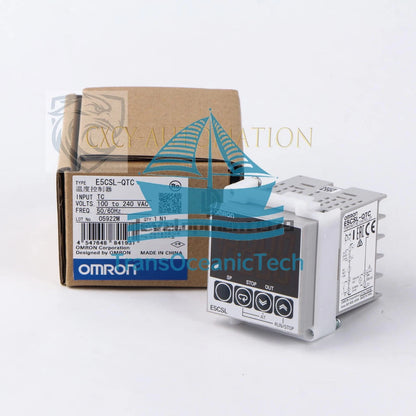 One Omron Temperature Controller E5CSL-QTC 100-240VAC