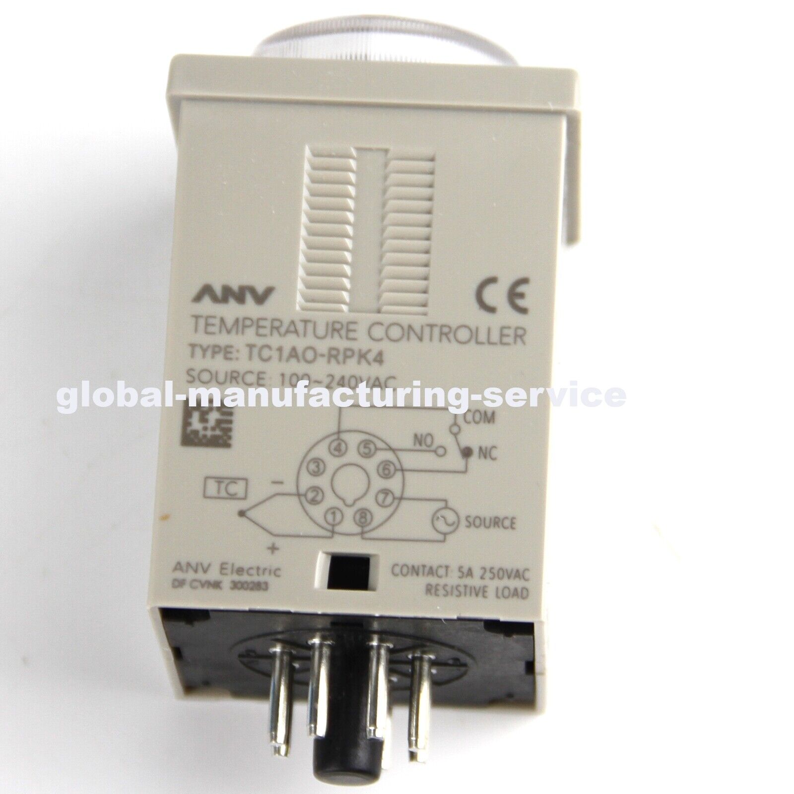Temperature Controller 0-400℃, 100-240VAC - ANV