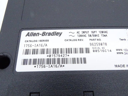 Allen Bradley 1756-IA16 Series A PLC Module - ALLEN BRADLEY