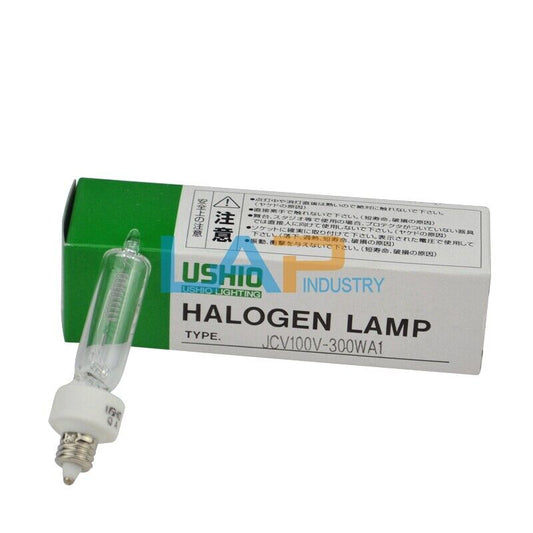 new QTY:1 FOR USHIO HALOGEN LAMP JCV100V300WA1 Optical Instrument Bulb - USHIO
