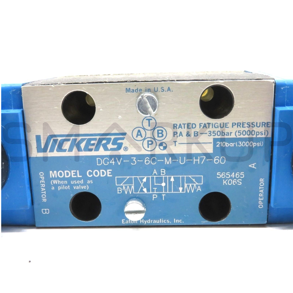 new In Box VICKERS DG4V-3-6C-M-U-H7-60 Directional Spool Valve - VICKERS