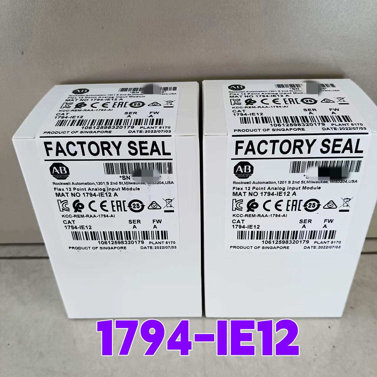 Allen-Bradley AB 1794 IE12 Ser A SHIP - ALLEN-BRADLEY