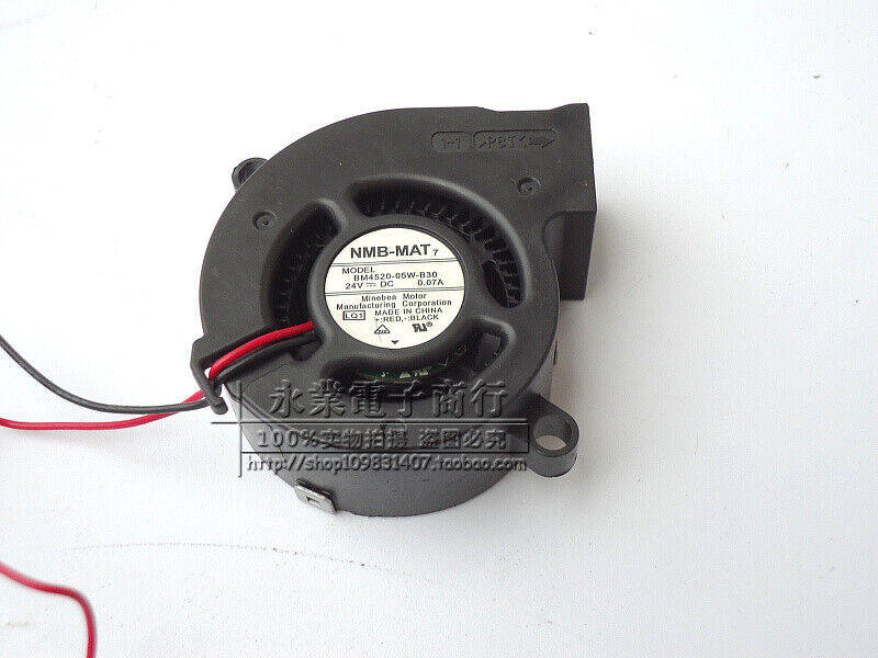 new FOR    BM4520-05W-B30 fan 45*20mm 2pin 24V 0.07A