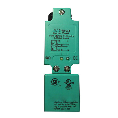 1PCS PEPPERL+FUCHS NJ15 U1 W4 Proximity Switch - PEPPERL+FUCHS