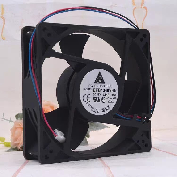 Delta EFB1348VHE-BF00 12738 DC48V 0.54A 3-Wire Inverter Cooling Fan