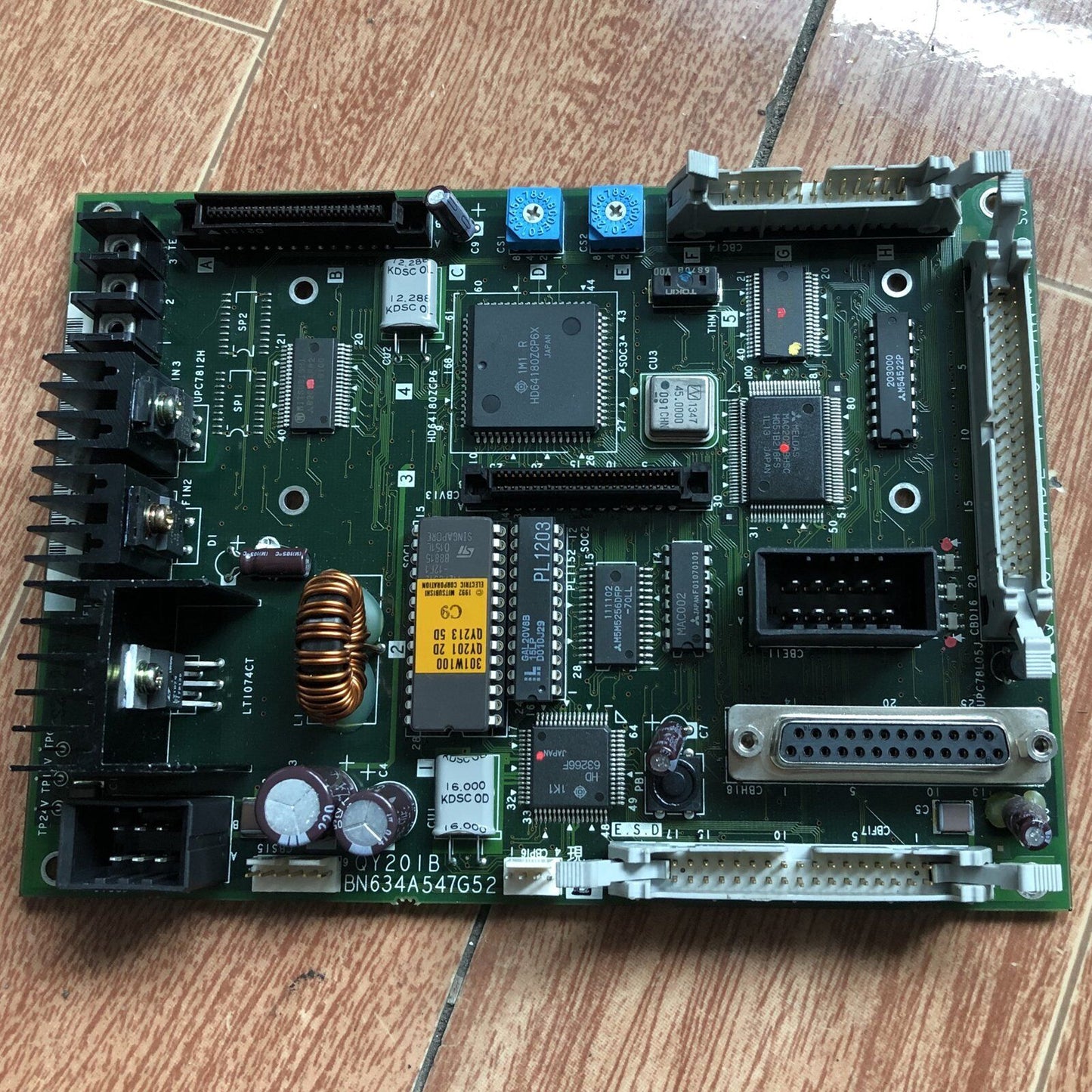 Mitsubishi Board QY201B Tested - Used in Good Condition - MITSUBISHI