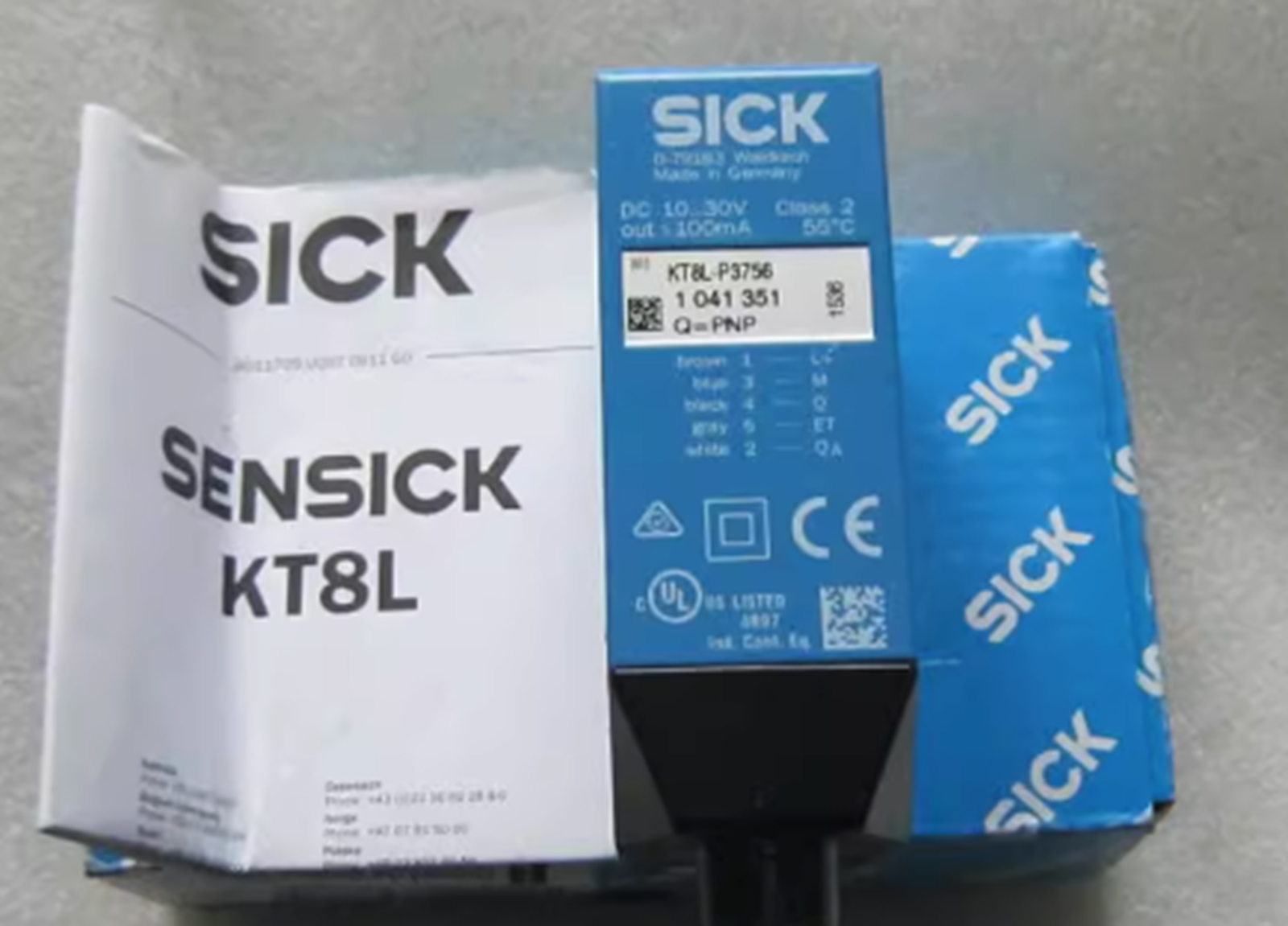 new  Sick KT8L-P3756 1041351 Color Mark Sensor