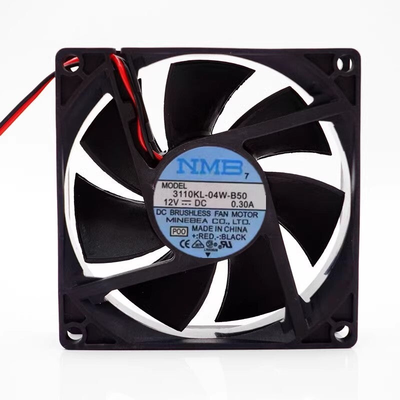 NMB 3110KL-04W-B50 8025 DC12V 0.30A 8CM 2-Wire Inverter Cooling Fan