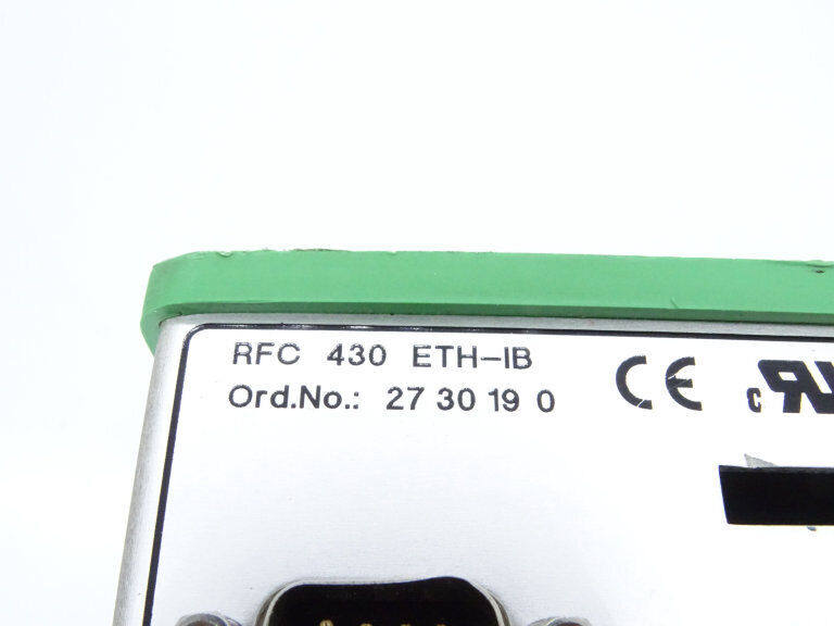 PHOENIX CONTACT RFC 430 ETH-IB PROCESS CONTROLLER with Model PHOENIX CONTACT RFC 430 ETH-IB PROCESS CONTROLLER - PHOENIX