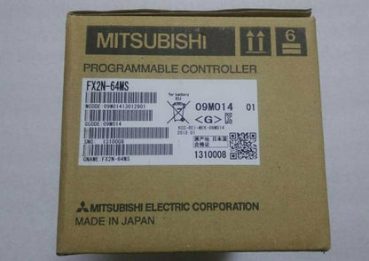 Mitsubishi PLC Relay output FX2N-64MS 1 year warranty - MITSUBISHI