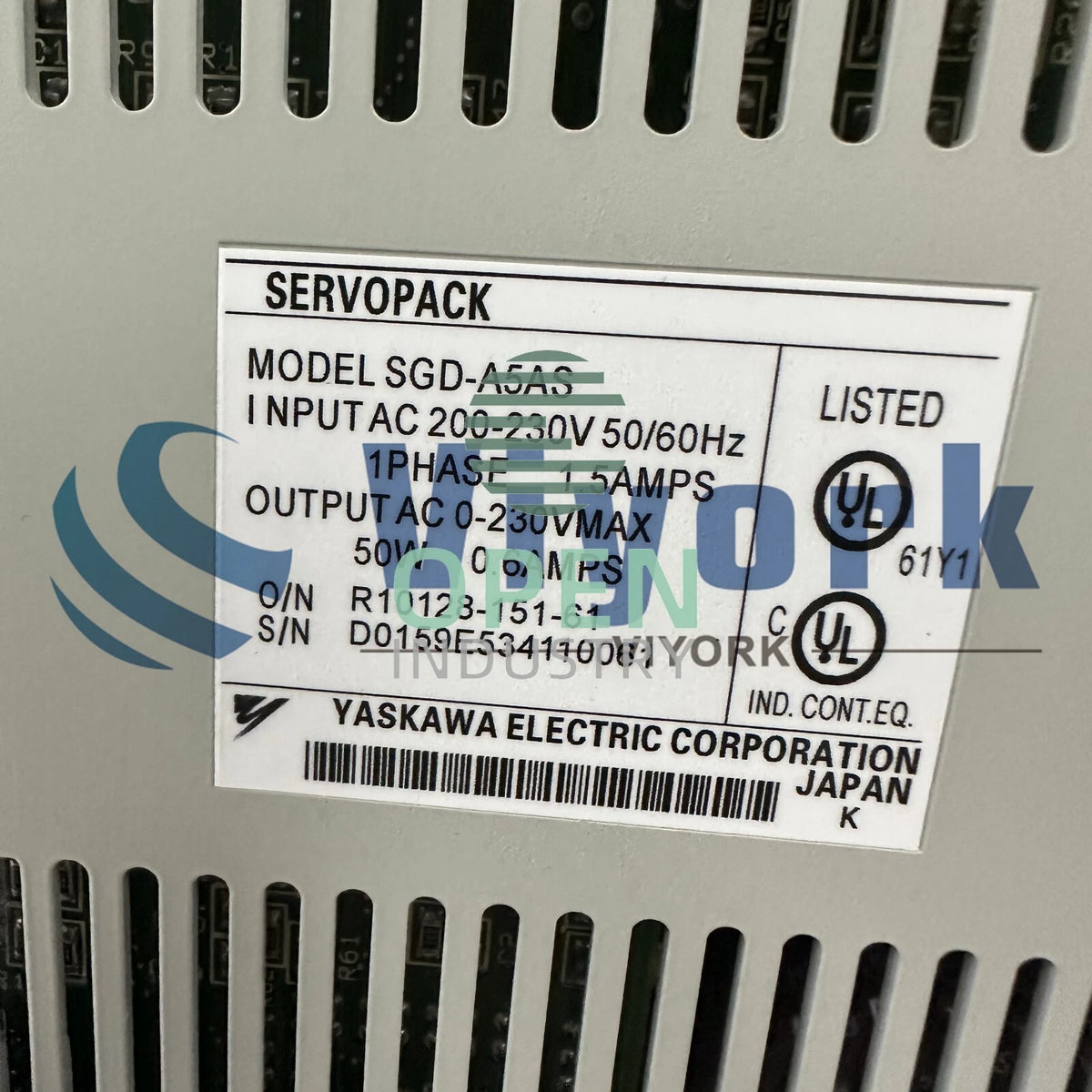 1PCS Yaskawa SGD-A5AS SERVO DRIVE