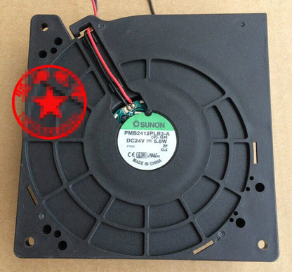 1pcs SUNON PMB2412PLB3-A (2) .GN 12032 24V 5.8W Variable Frequency Blower Fan