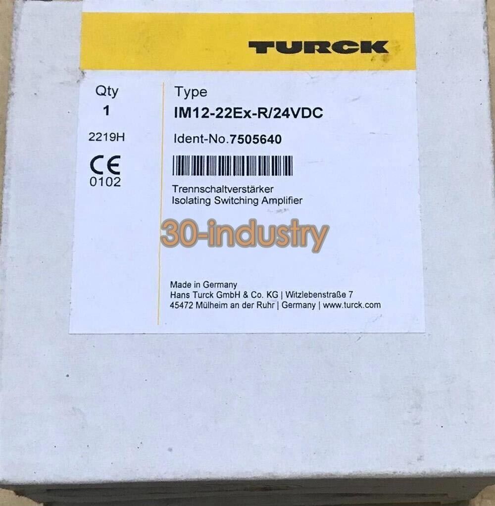 TURCK IM12-22EX-R/24VDC Security Module - 1PCS New - TURCK