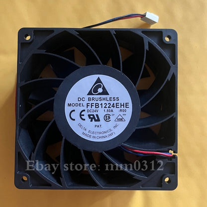 Delta FFB1224EHE-F00 24V 1.5A 12038 12CM Gale volume inverter fan 3pin